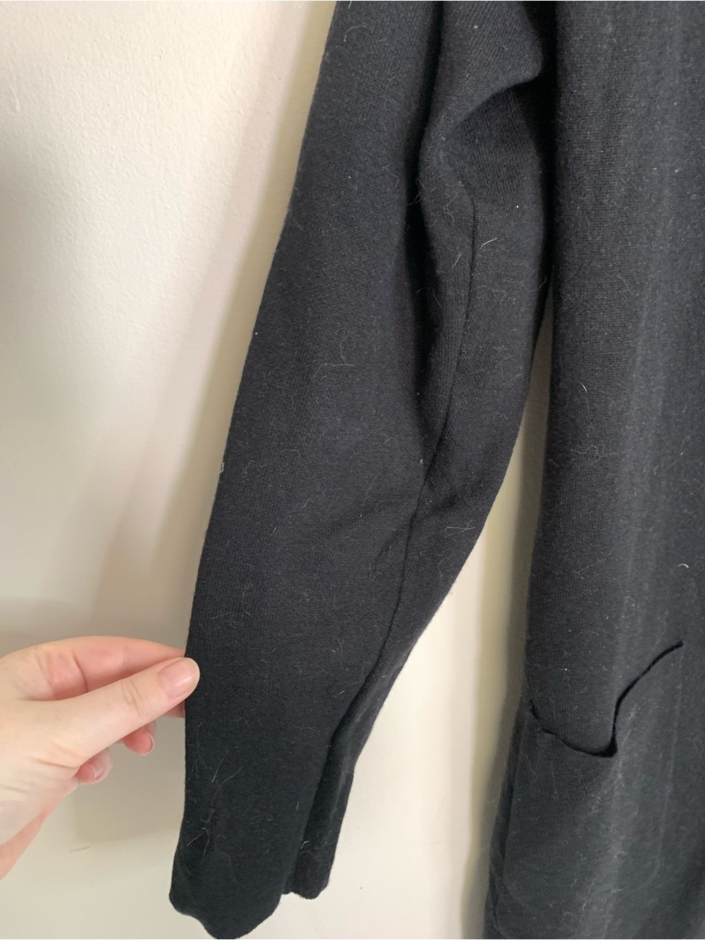 Aritzia Babaton Lance Black Long Cardigan S - Picture 10 of 12